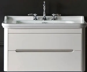 Тумба-умывальник Kerasan Waldorf 95 белый матовый 919230bi mat+