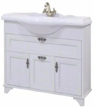 Тумба-умывальник напольная Aquaton Идель 105 дуб белый 1A1978K1IDM70