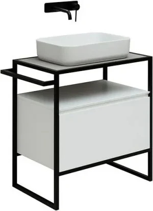 Тумба-умывальник напольная Allen Brau Priority 70 белый 1.31001.WM+