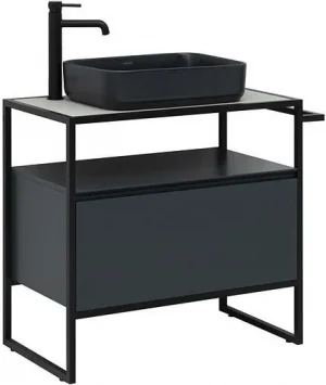 Тумба-умывальник напольная Allen Brau Priority 80 антрацит 1.31002.AM+