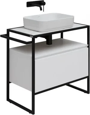 Тумба-умывальник напольная Allen Brau Priority 80 белый 1.31002.WM+