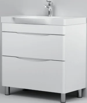 Тумба-умывальник напольная Am.Pm Like 80 белый M80FSX0802WG+M80WCC0802WG