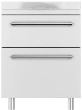 Тумба-умывальник напольная Am.Pm Like S 65 белый M81FSX0652WG+M80WCC0652WG