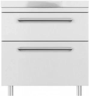 Тумба-умывальник напольная Am.Pm Like S 80 белый M81FSX0802WG+M80WCC0802WG