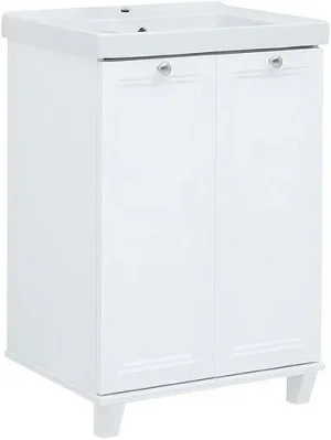 Тумба-умывальник напольная Aquanet Амели 60 белый 00261989+641587