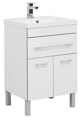 Тумба-умывальник напольная Aquanet Верона 58 белый 00182507+00158754