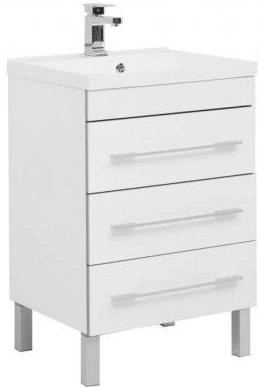 Тумба-умывальник напольная Aquanet Верона 58 белый 00178253+00158754