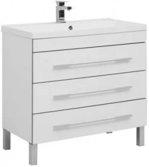 Тумба-умывальник напольная Aquanet Верона 90 белый 00178470+00158756