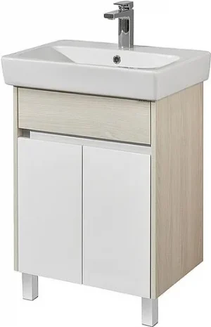 Тумба-умывальник напольная Aquaton Верди PRO 60 белый/ясень фабрик 1A2077K1VDAV0