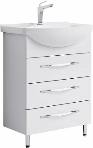 Тумба-умывальник напольная Aqwella Allegro 60 белый Agr.01.06/3+4620008192475