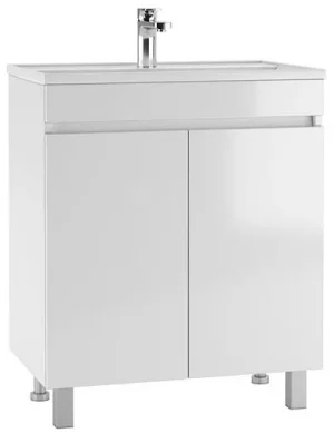 Тумба-умывальник напольная Айсберг Норма 70 белый DA1657T+4620008197746