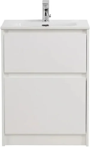 Тумба-умывальник напольная BelBagno KRAFT 60 Bianco Opaco KRAFT39-600/390-2C-PIA-BO+BB600/390ETL