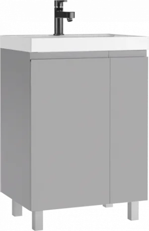 Тумба-умывальник напольная Домино Graffo 60 светло-серый DGr2419T+4627173210164