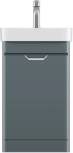 Тумба-умывальник напольная ISVEA Fonte 48 антрацит 21USS004048I+10SQ50048SV