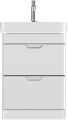 Тумба-умывальник напольная ISVEA Fonte 48 белый 21USS001048I+10SQ50048SV