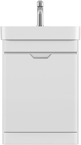 Тумба-умывальник напольная ISVEA Fonte 48 белый 21USS001049I+10SQ50048SV