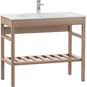 Тумба-умывальник напольная ISVEA SistemaX 100 тик 22SFS003100I+10SX51101SV