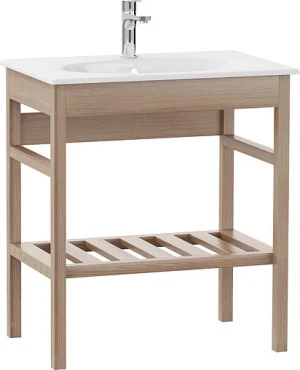 Тумба-умывальник напольная ISVEA SistemaX 80 тик 22SFS003080I+10SX50080SV