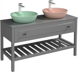 Тумба-умывальник напольная ISVEA Terra 120 серый 21TRS085120I+