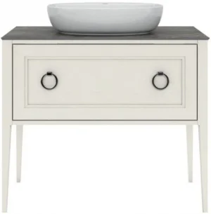 Тумба-умывальник напольная Kerama Marazzi Plaza Classic 100 1+1 белый PL.C.100.1+1WHT+PL.wbi.55.1