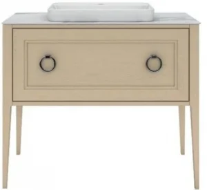 Тумба-умывальник напольная Kerama Marazzi Plaza Classic 100 1+1 капучино PL.C.100.1+1CAP+PL.wbi.55.1+