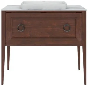 Тумба-умывальник напольная Kerama Marazzi Plaza Classic 100 1+1 орех PL.C.100.1+1NUT+PL.wbi.55.1+