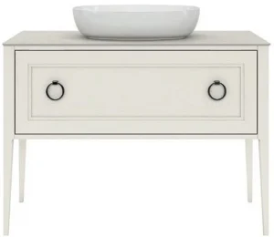 Тумба-умывальник напольная Kerama Marazzi Plaza Classic 120 1+1 белый PL.C.120.1+1WHT+