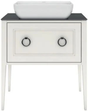 Тумба-умывальник напольная Kerama Marazzi Plaza Classic 80 1+1 белый PL.C.80.1+1WHT+