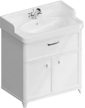 Тумба-умывальник напольная Kerama Marazzi Pompei 80 белый PO.N.80.1WHT+PO.wb.80