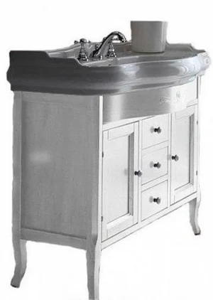 Тумба-умывальник напольная Kerasan Retro 100 белый матовый 734730+