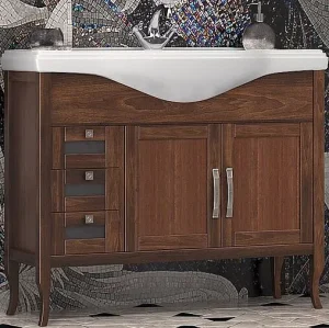 Тумба-умывальник напольная Opadiris Мираж 100 светлый орех 00-00005725+4640021060926