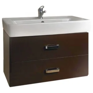Тумба-умывальник подвесная Aquaton Америна 80 тёмно-коричневый 1A1377K1AM430