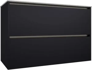 Тумба-умывальник подвесная Allen Brau Activity 100 антрацит/олива браш 1.34014.AM+