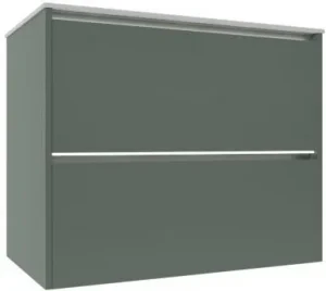 Тумба-умывальник подвесная Allen Brau Activity 80 олива/олива браш 1.34012.CGM+