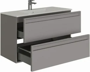 Тумба-умывальник подвесная Allen Brau Eclipse 2.0 100 платина 1.E1003.PGM 2.0+