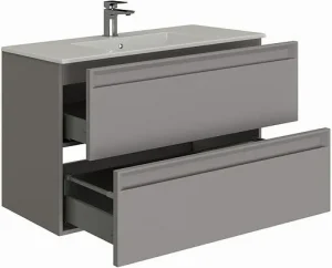 Тумба-умывальник подвесная Allen Brau Eclipse 2.0 80 платина 1.E1002.PGM 2.0+4.11025.20