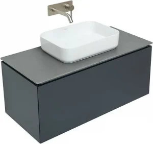 Тумба-умывальник подвесная Allen Brau Infinity 100 антрацит 1.21004.AM+