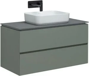 Тумба-умывальник подвесная Allen Brau Infinity 100 олива 1.21003.CGM+