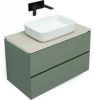 Тумба-умывальник подвесная Allen Brau Infinity 85 олива 1.21001.CGM+