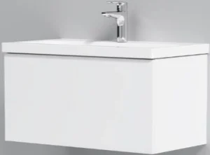 Тумба-умывальник подвесная Am.Pm Gem 75 белый M90FHX07521WG+M90WCC0752WG