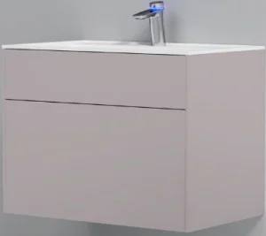 Тумба-умывальник подвесная Am.Pm Inspire 2.0 80 элегантный серый M50AFHX0803EGM+