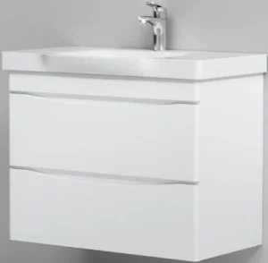 Тумба-умывальник подвесная Am.Pm Like 80 белый M80FHX0802WG+M80WCC0802WG