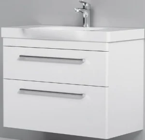 Тумба-умывальник подвесная Am.Pm Like S 80 белый M81FHX0802WG+M80WCC0802WG