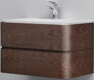 Тумба-умывальник подвесная Am.Pm Sensation 80 табачный дуб M30FHX0802TF+M30WPC0801WG