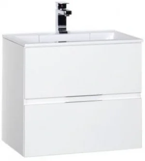 Тумба-умывальник подвесная Aquanet Алвита 60 белый 00184301+00181907