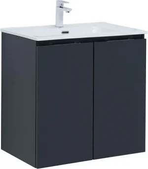 Тумба-умывальник подвесная Aquanet Алвита New 70 антрацит 00303904+00284027