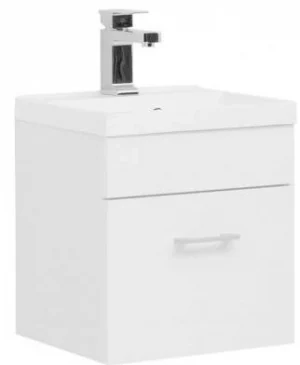 Тумба-умывальник подвесная Aquanet Нота 40 белый 00159137+00204094