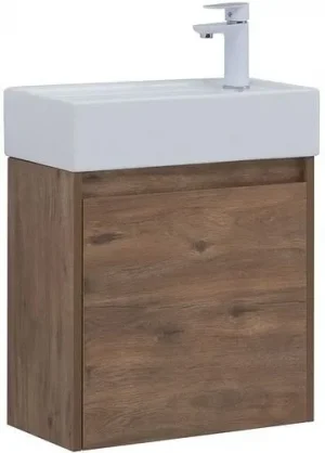 Тумба-умывальник подвесная Aquanet Nova Lite 50 дуб рустикальный 00298855+7045-KL