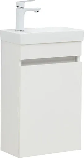 Тумба-умывальник подвесная Aquanet Вега 40 белый 00329129+S-UM-MOD40/1