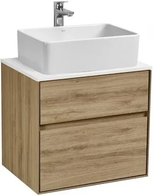 Тумба-умывальник подвесная Aquaton Либерти 60 дуб эльвезия 1A2794K1LY010